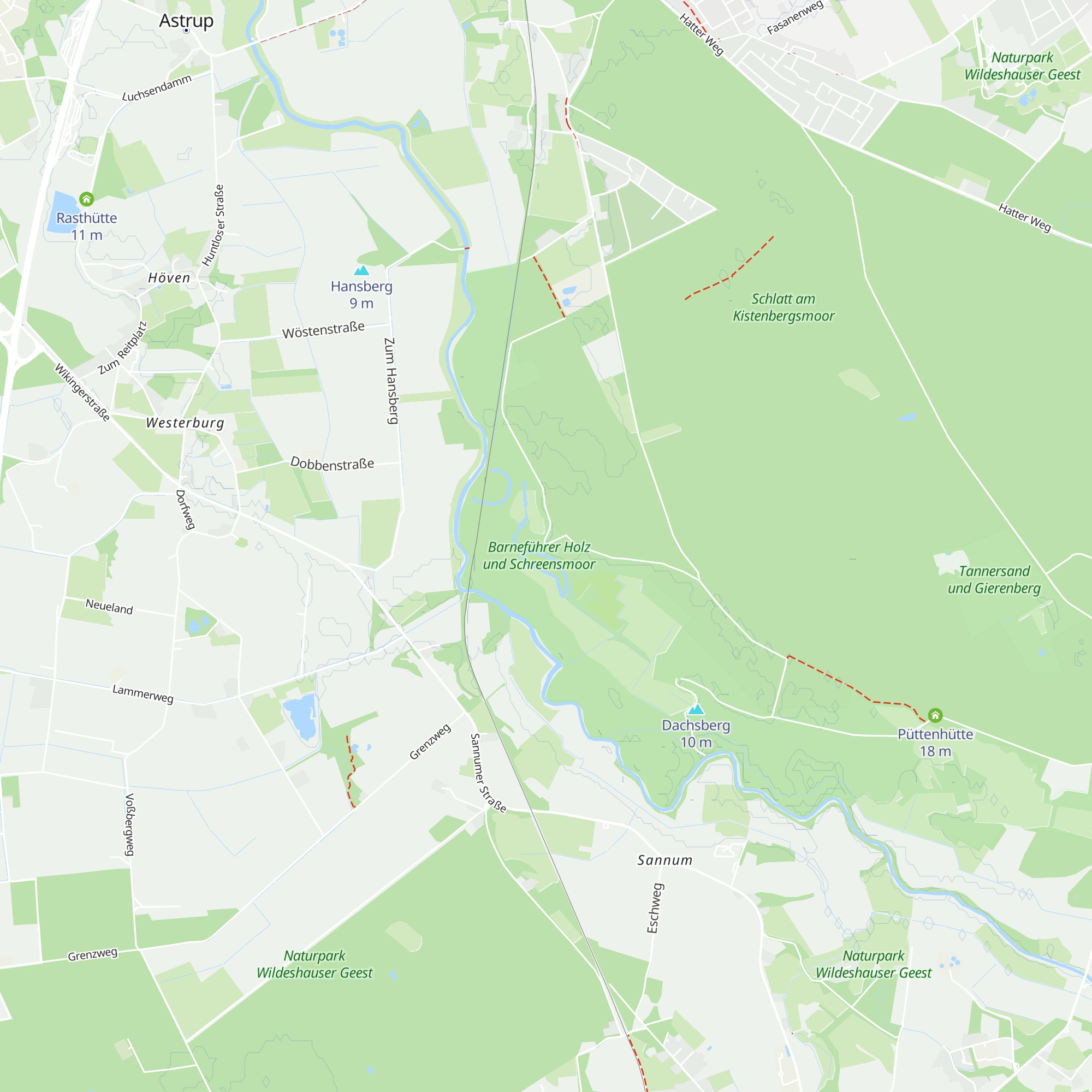 Alte Jagdhütte map