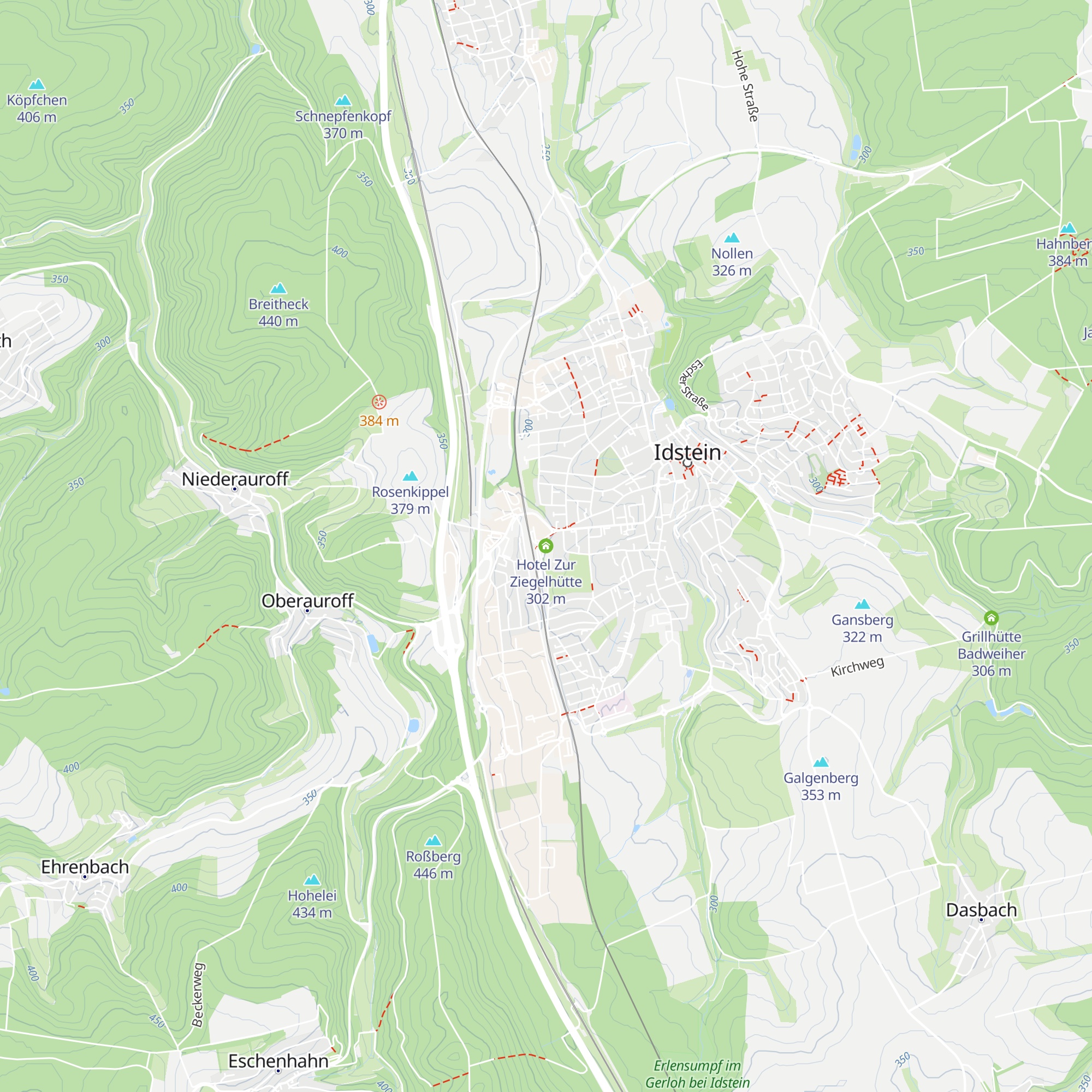 Hotel Zur Ziegelhütte map