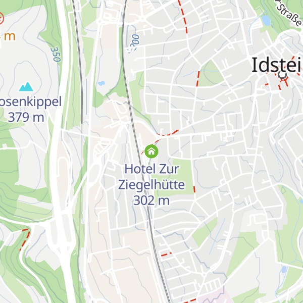 Map of Hotel Zur Ziegelhütte