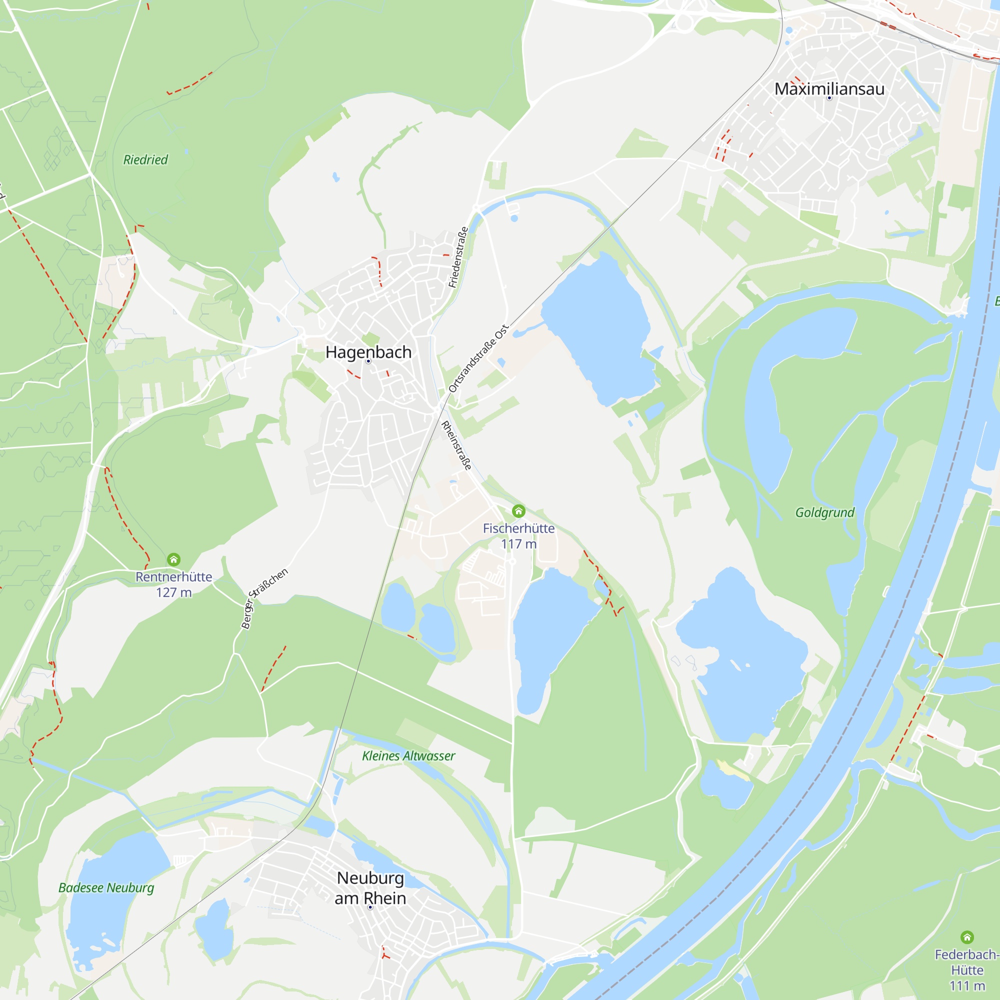 Hüttenhocker map