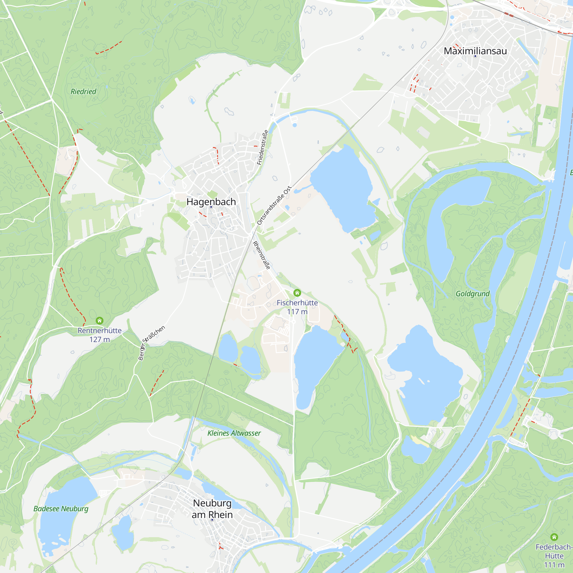 Hüttenhocker map