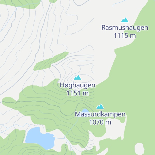 Map of Høghaugen