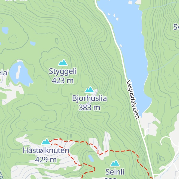 Map of Bjorhuslia