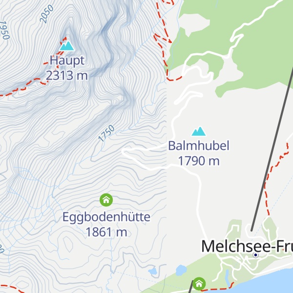 Map of Ahfluhhütte