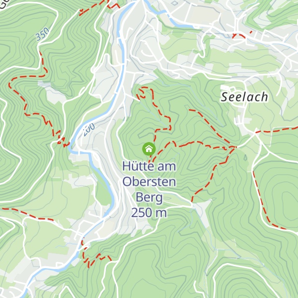 Map of Hütte am Obersten Berg