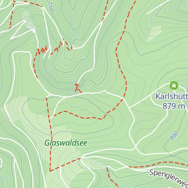 Map of Blitzhütte