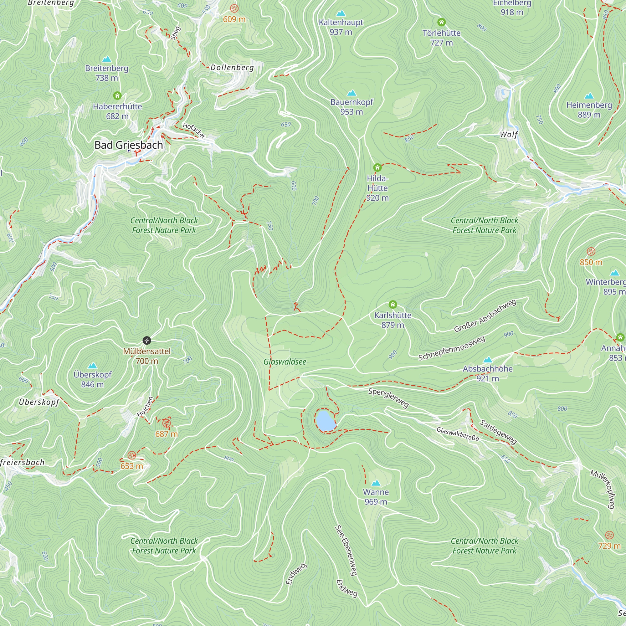 Blitzhütte map