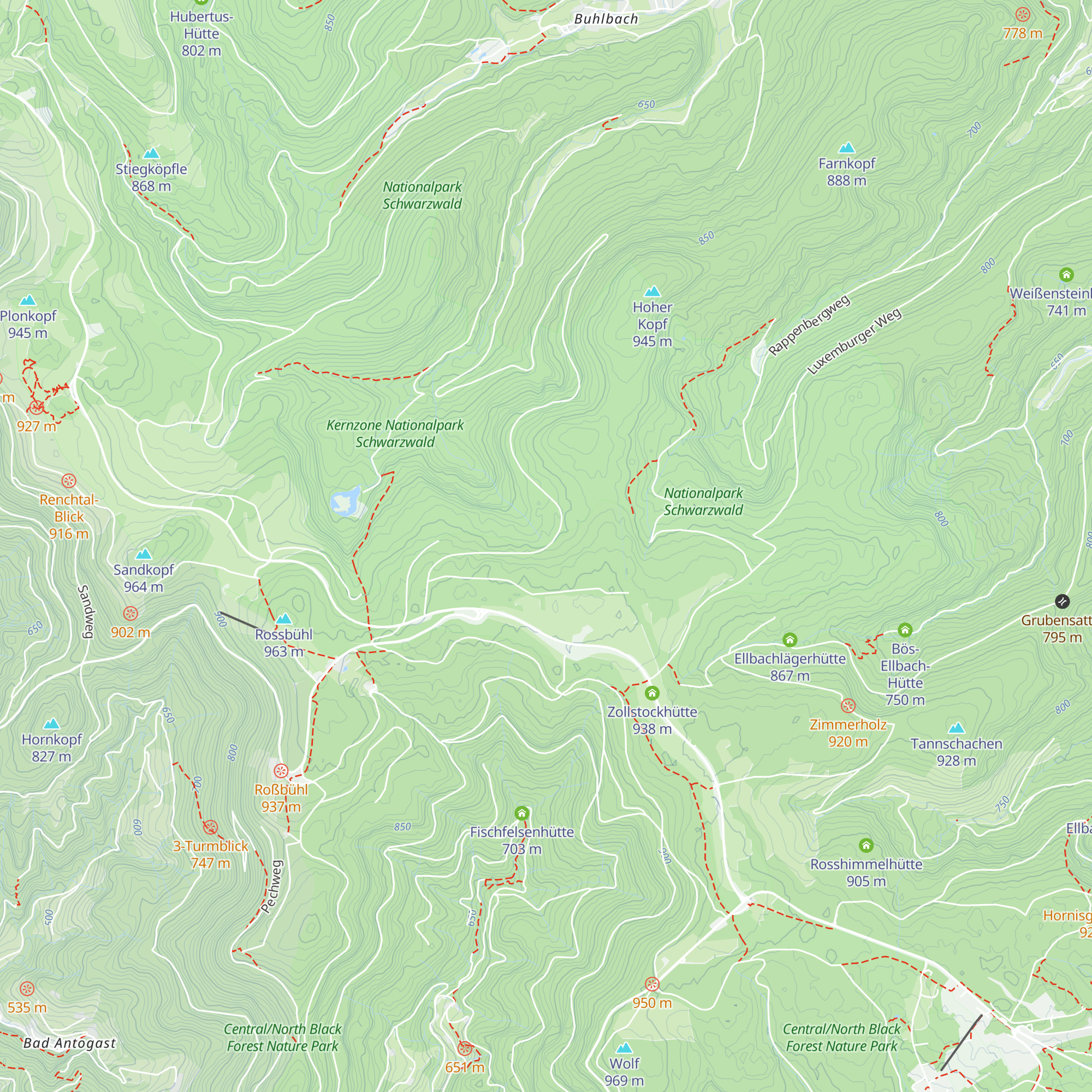 Rosshütte map