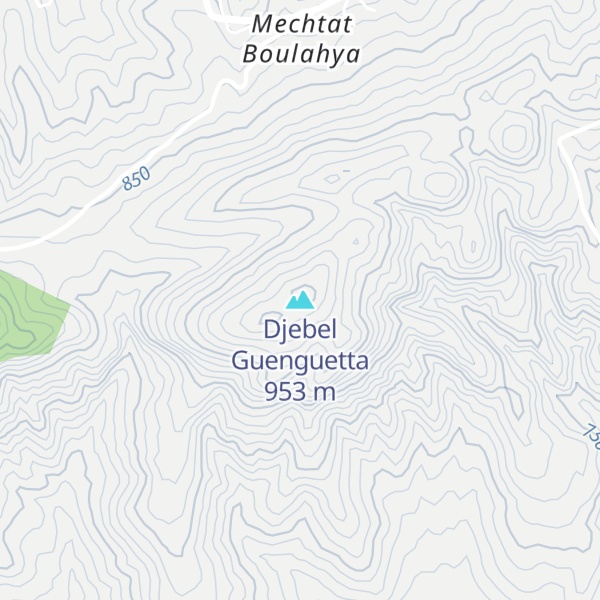 Map of Djebel Guenguetta