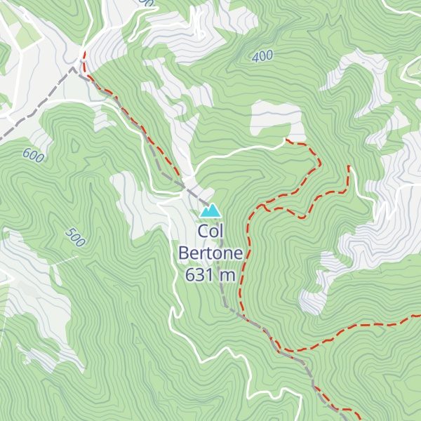 Map of Col Bertone