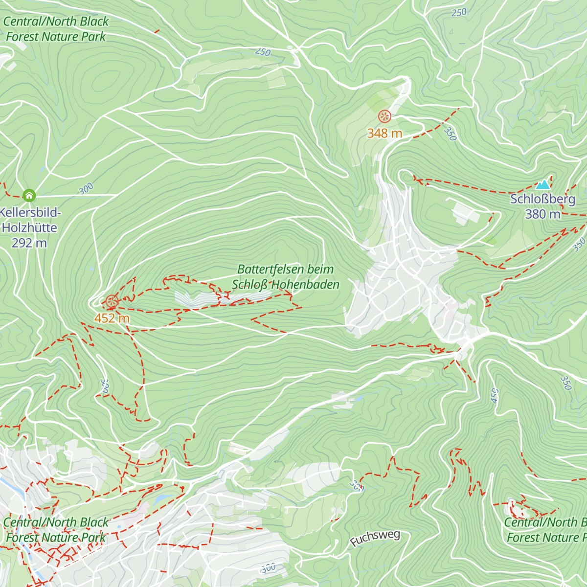Untere Batterthütte map
