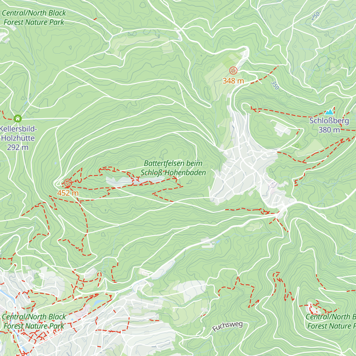 Untere Batterthütte map