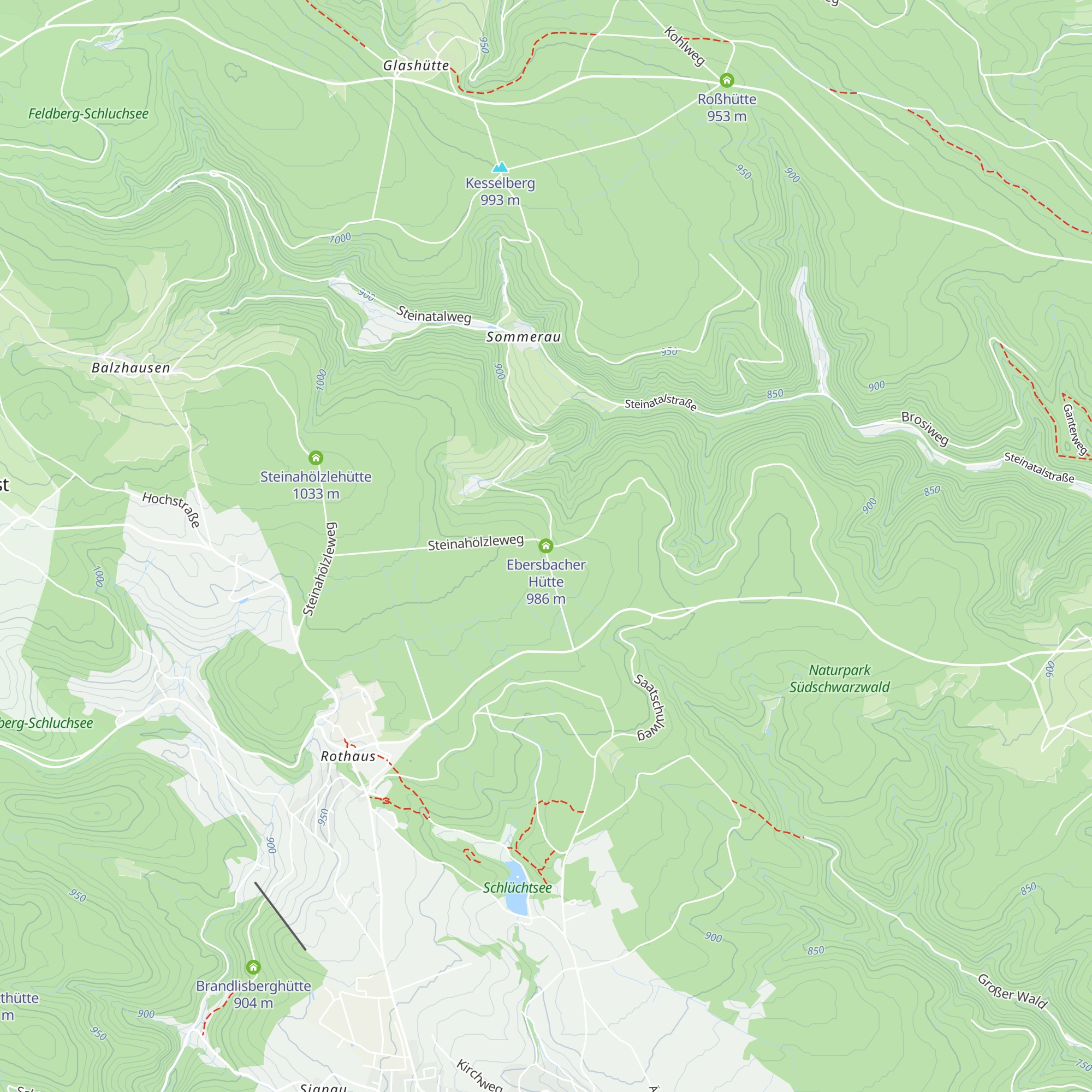 Ebersbacher Hütte map