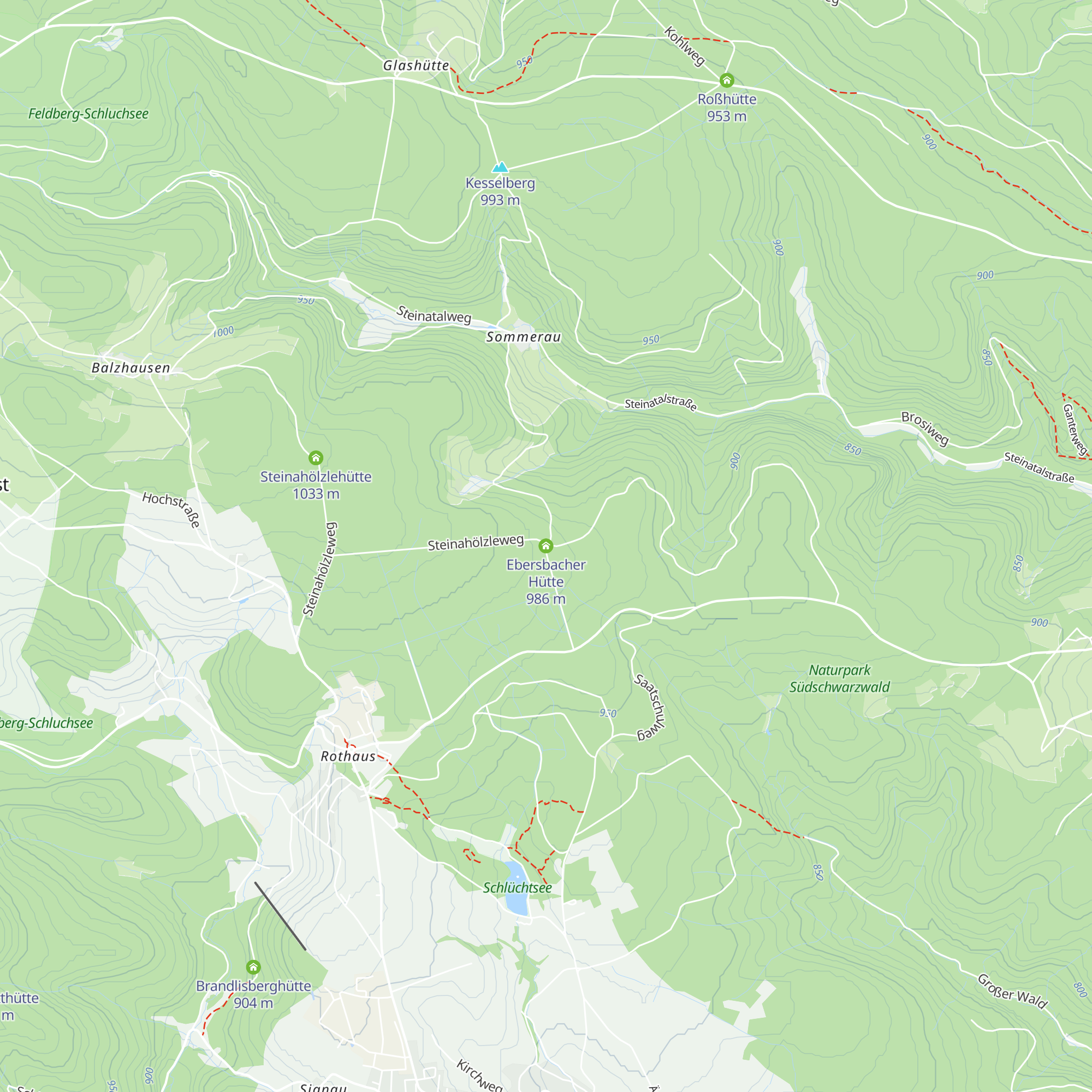 Ebersbacher Hütte map