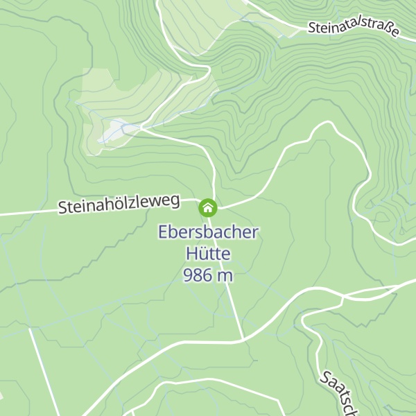 Map of Ebersbacher Hütte