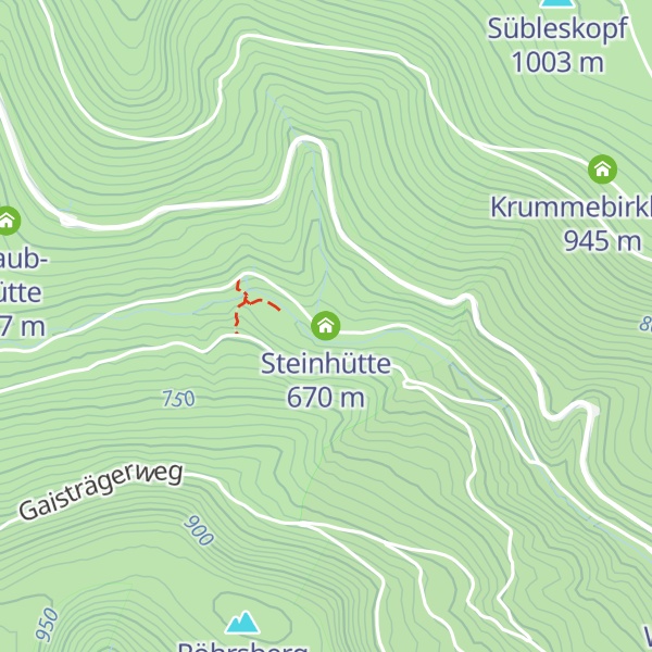 Map of Steinhütte
