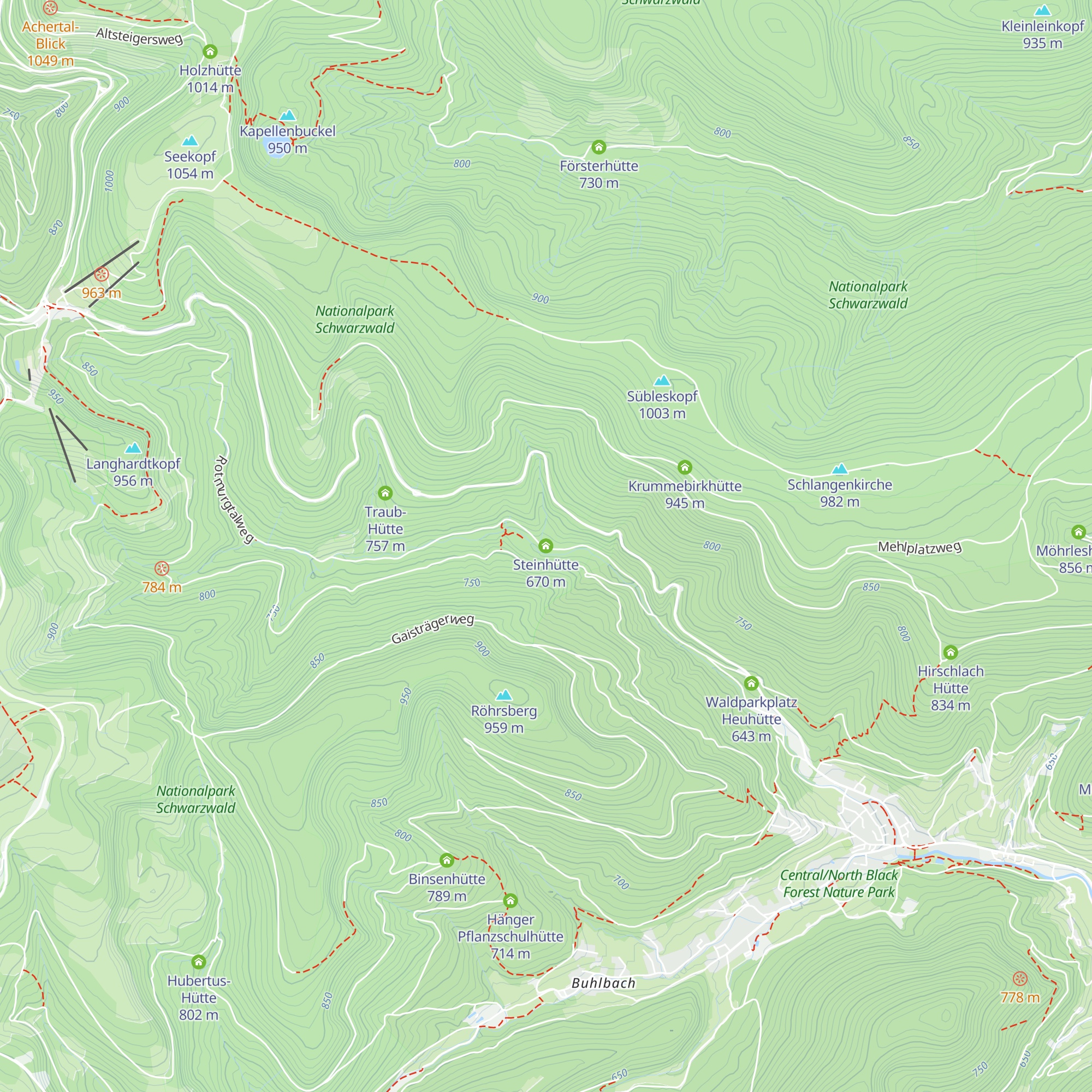 Steinhütte map