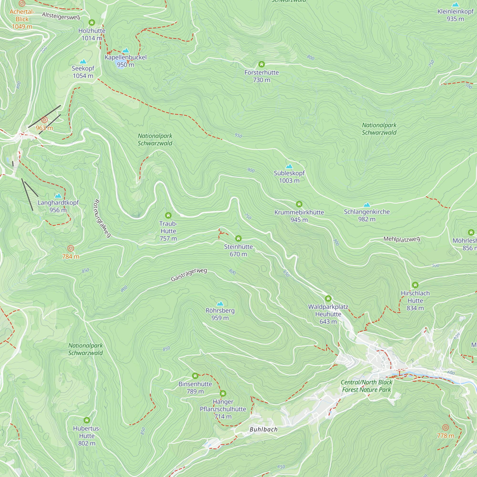 Steinhütte map