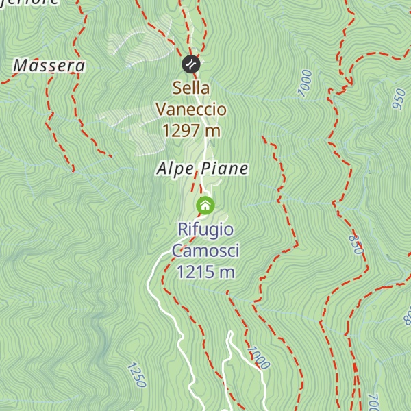 Map of Rifugio Camosci