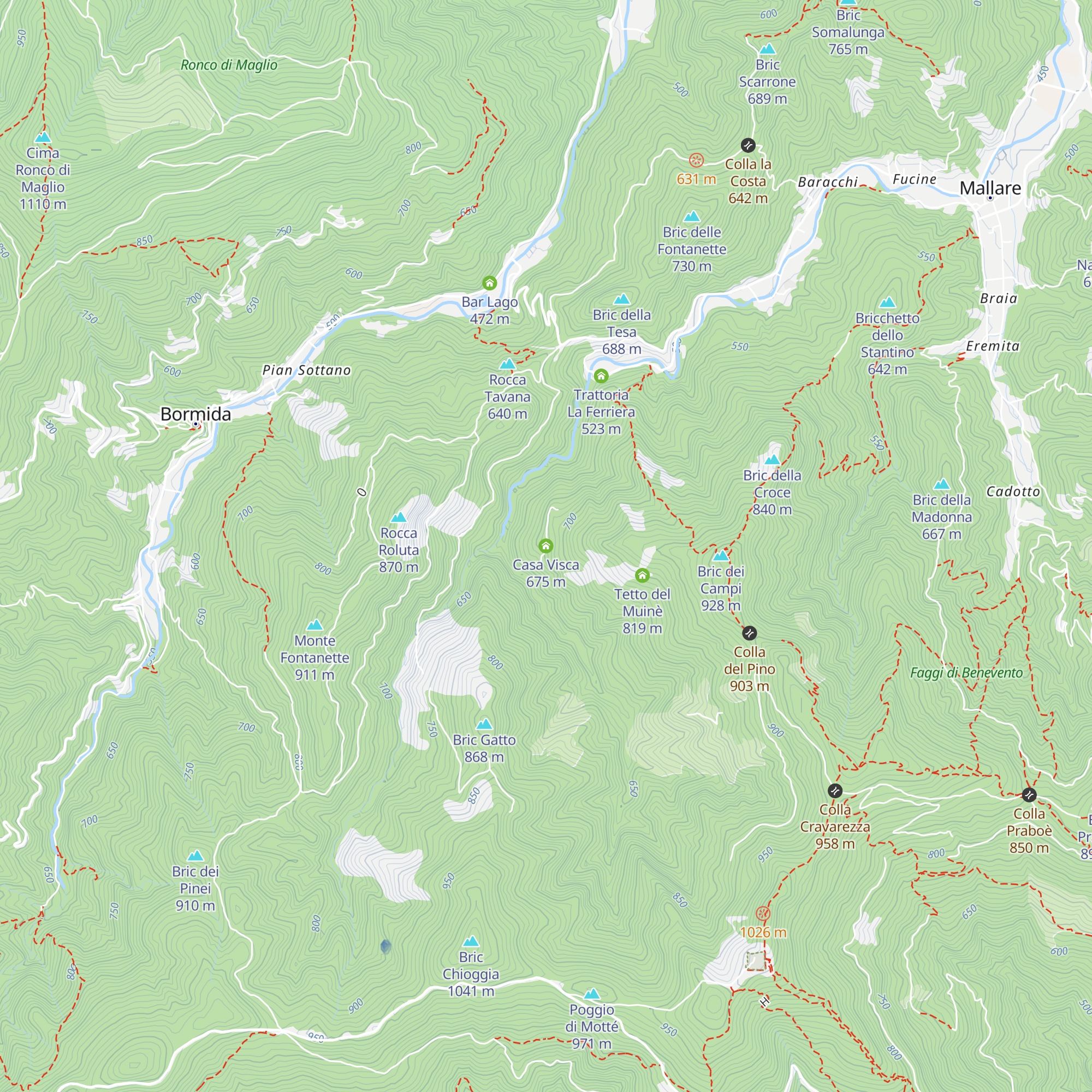Casa Visca map