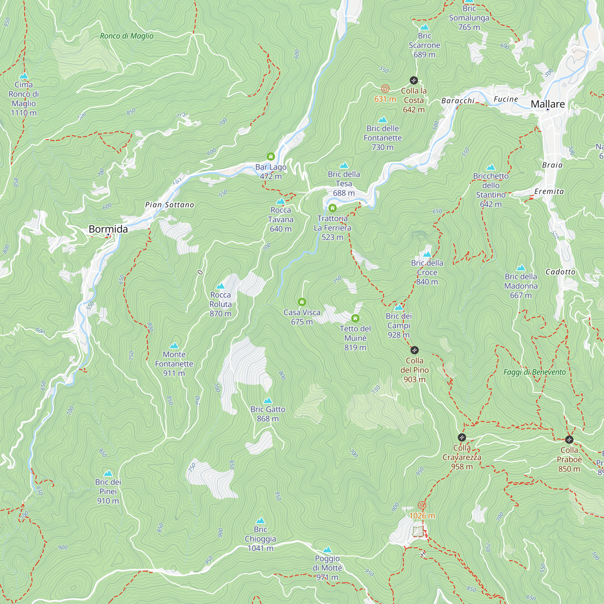 Casa Visca map