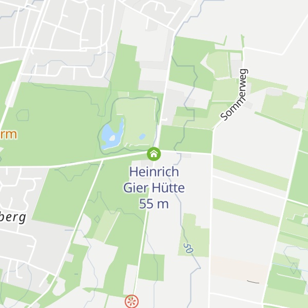 Map of Heinrich Gier Hütte