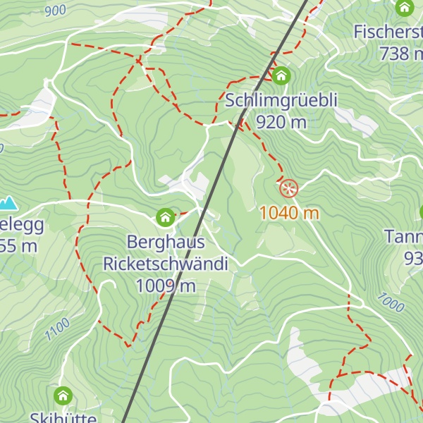 Map of Naturfreundehaus Krienseregg