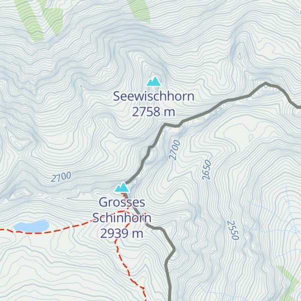 Map of Kleines Schinhorn