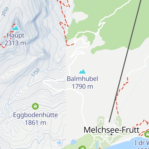 Map of Balmhütte