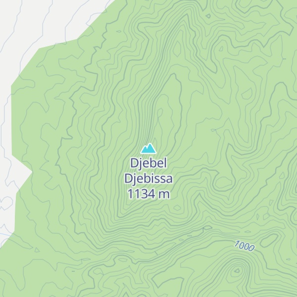 Map of Djebel Djebissa