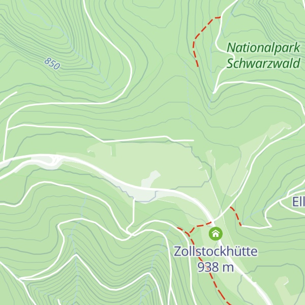 Map of Kniebis (Nördliche Höhe)