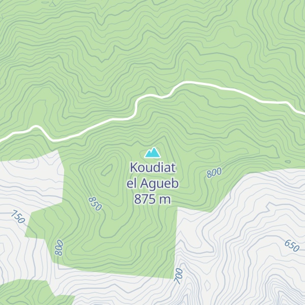 Map of Koudiat el Agueb