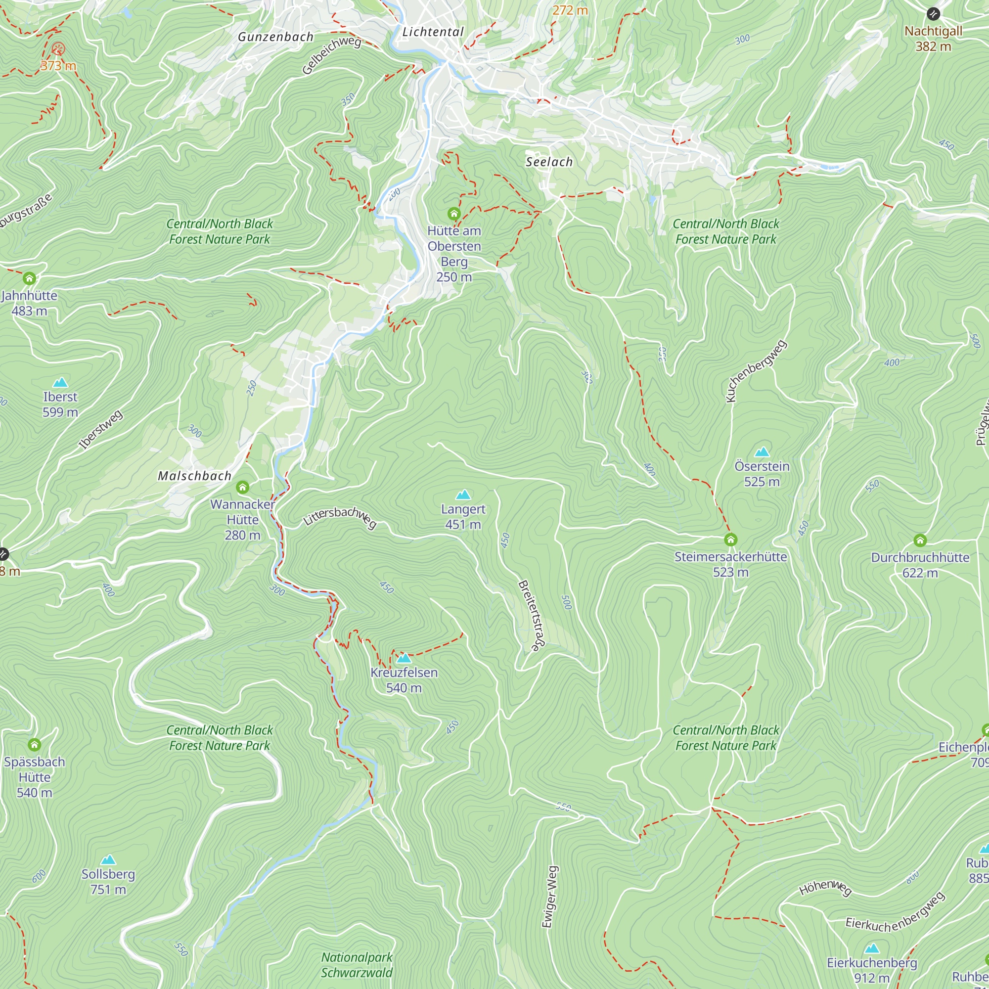 Herrenackerhütte map