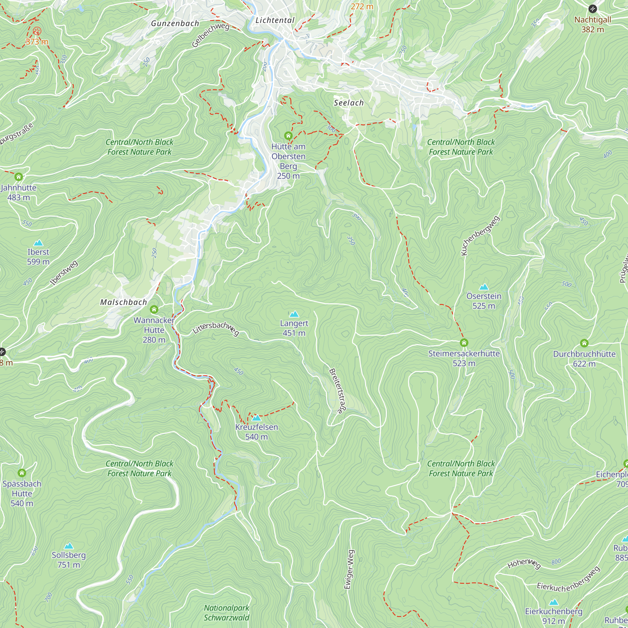 Herrenackerhütte map
