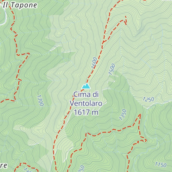 Map of Cima di Ventolaro