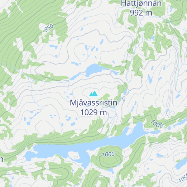 Map of Mjåvassristin