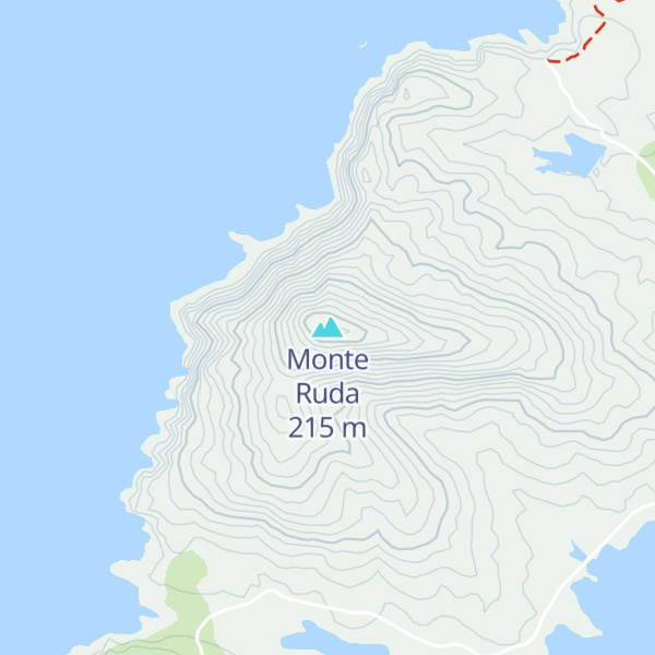 Map of Monte Ruda