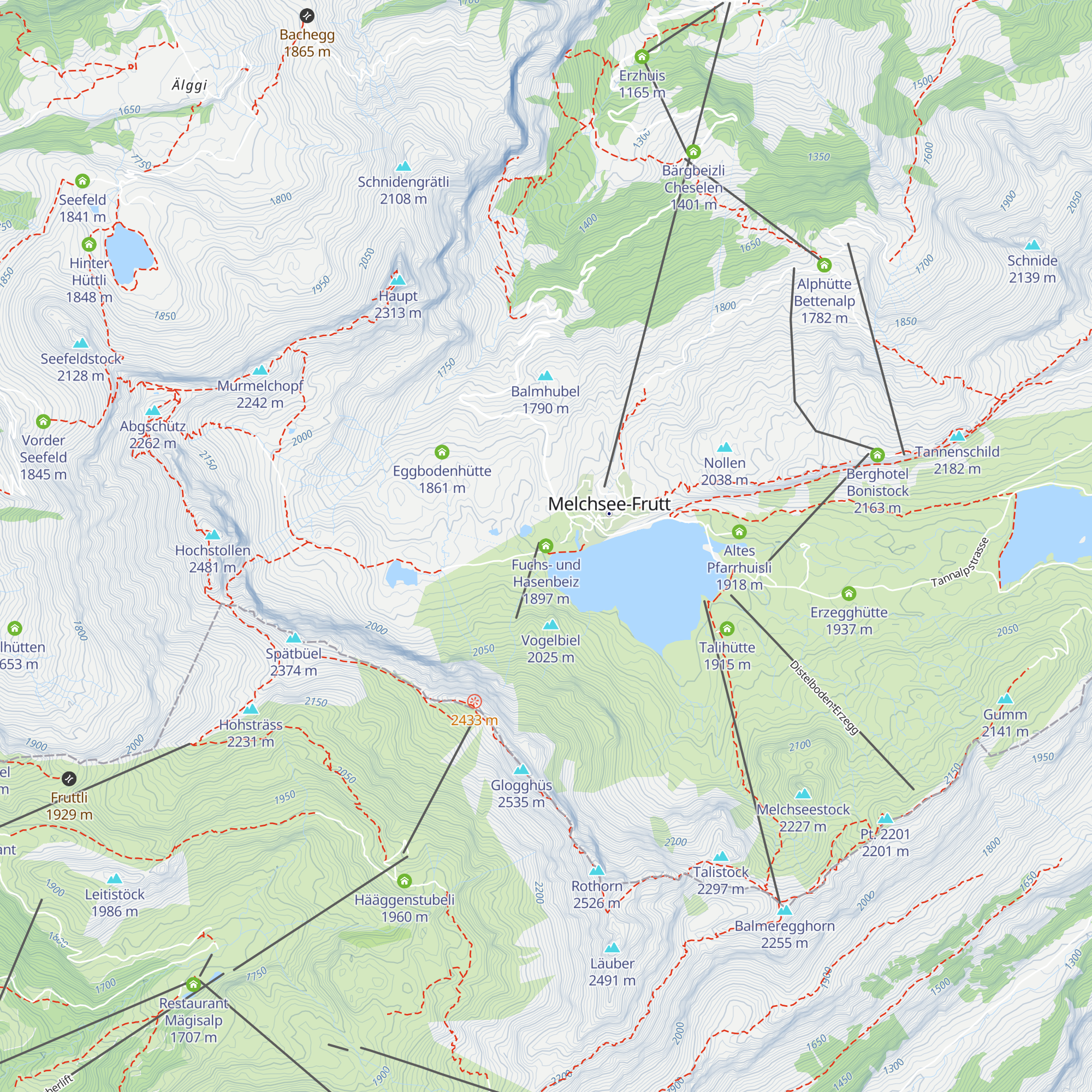 Fuchs- und Hasenbeiz map