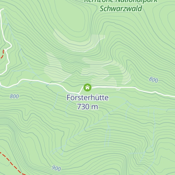 Map of Försterhütte