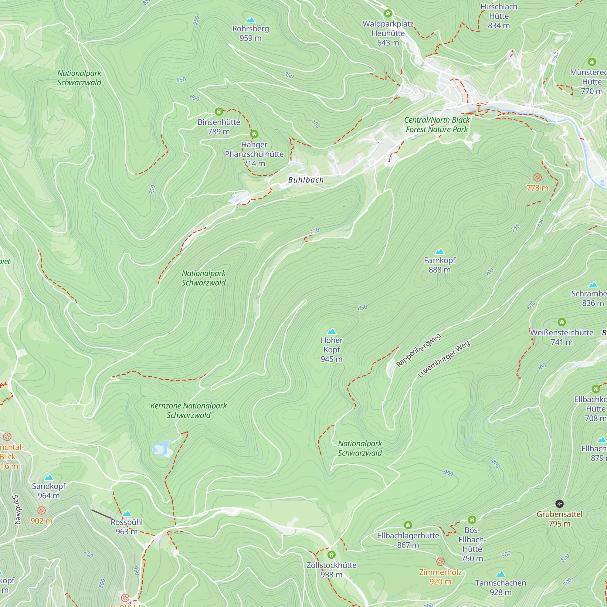 Branntweinhäfelehütte map
