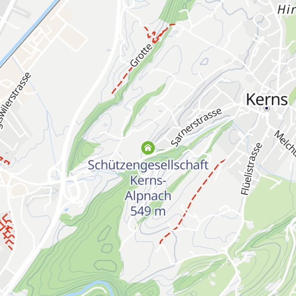 Map of Schützengesellschaft Kerns-Alpnach