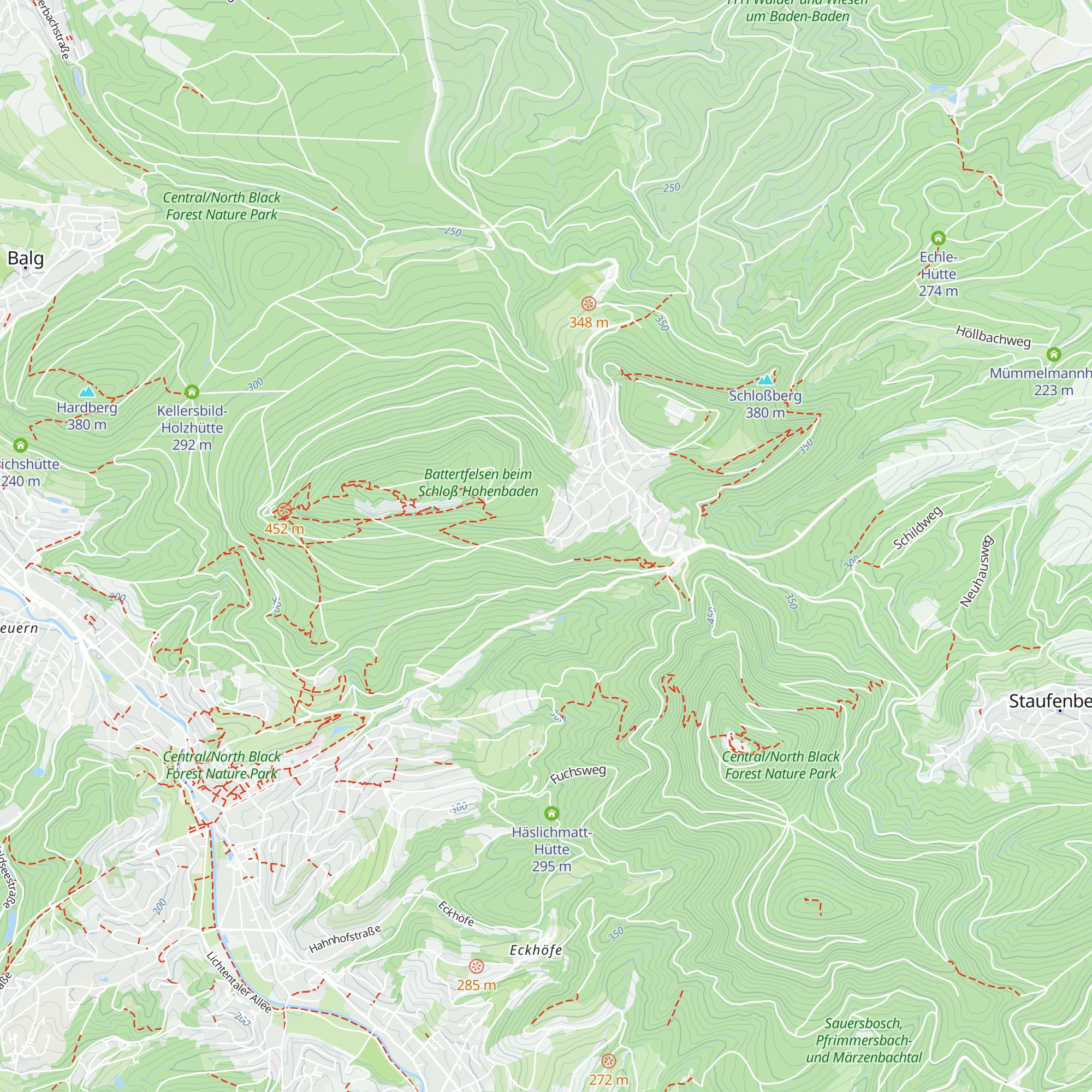 Rebberghütte map