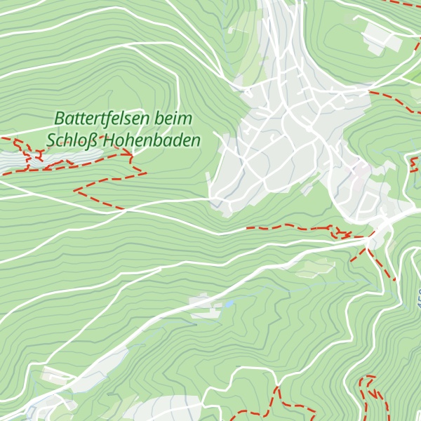 Map of Rebberghütte
