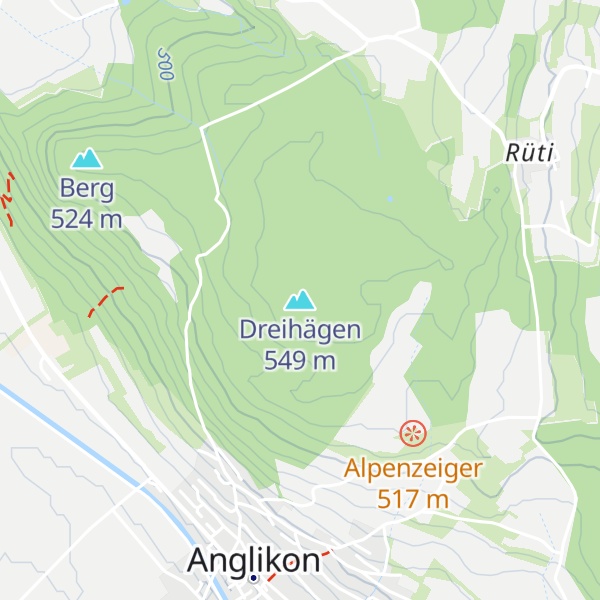 Map of Dreihägen