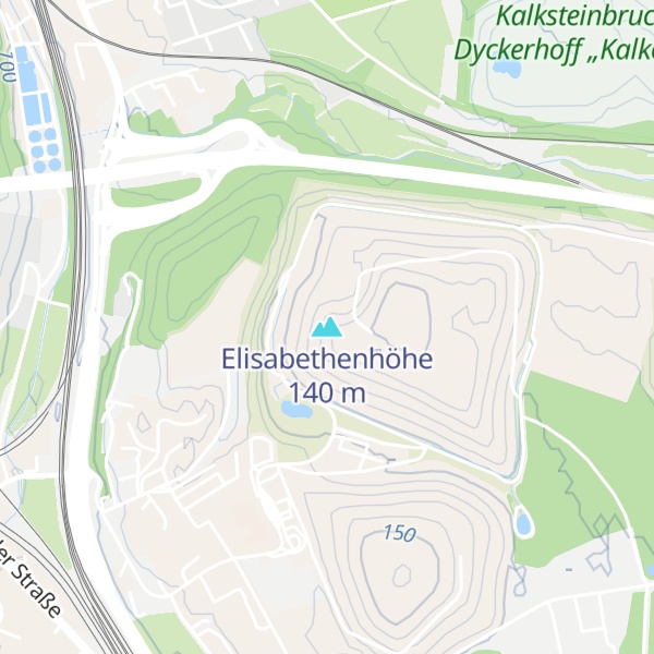 Map of Elisabethenhöhe
