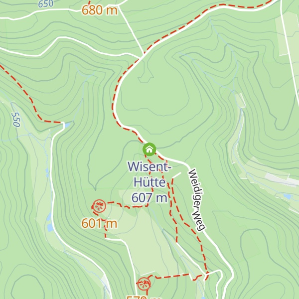 Map of Wisent-Hütte