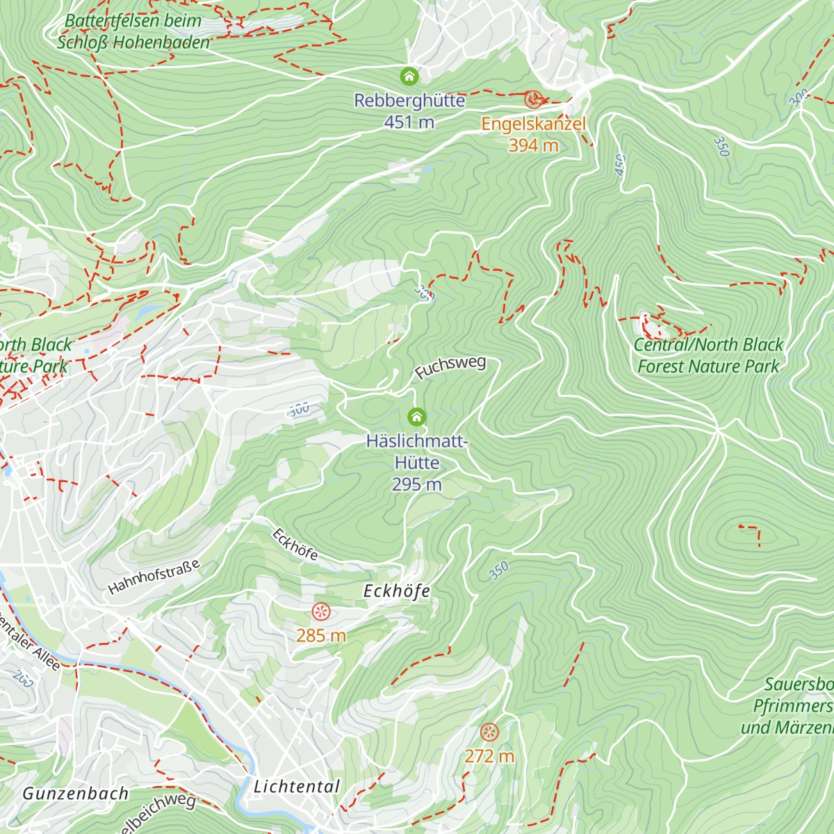 Häslichmatt-Hütte map