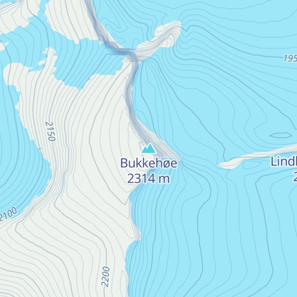 Map of Bukkehøe