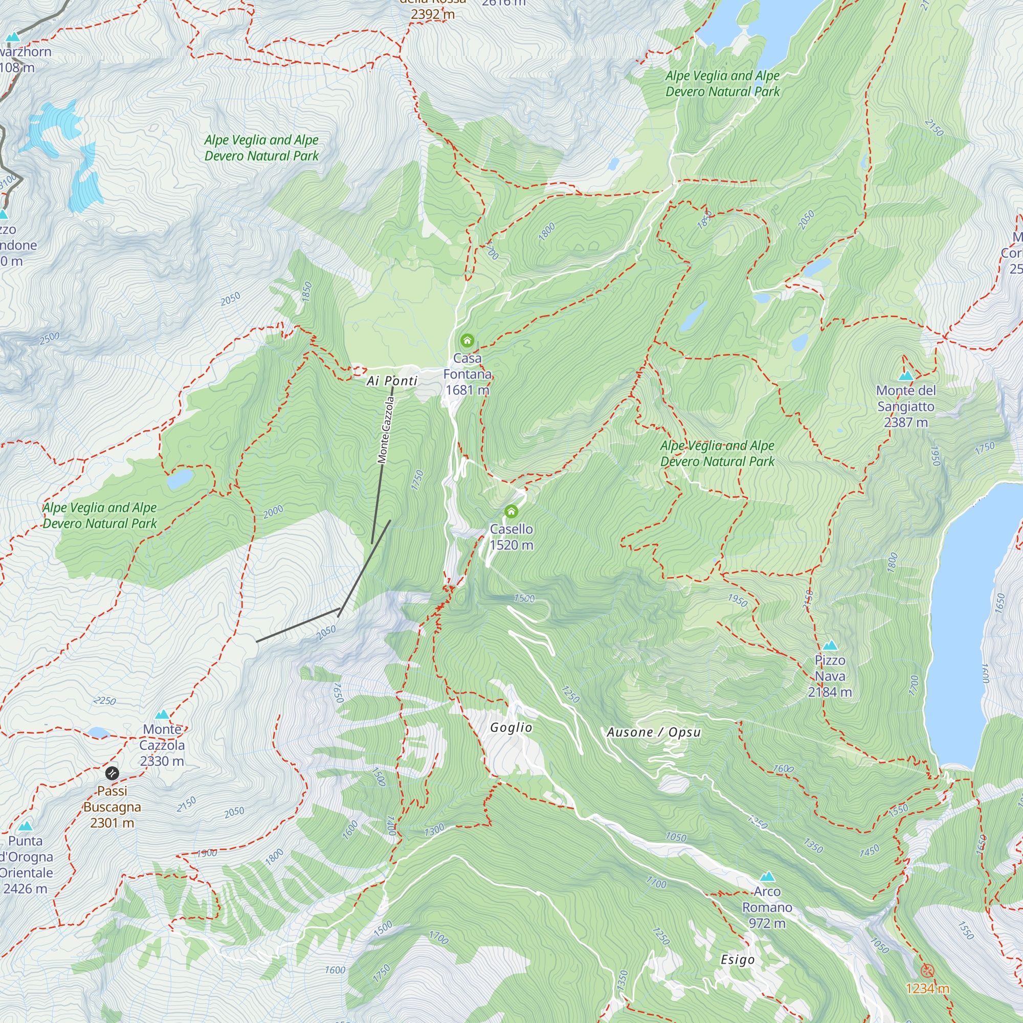 Casello map
