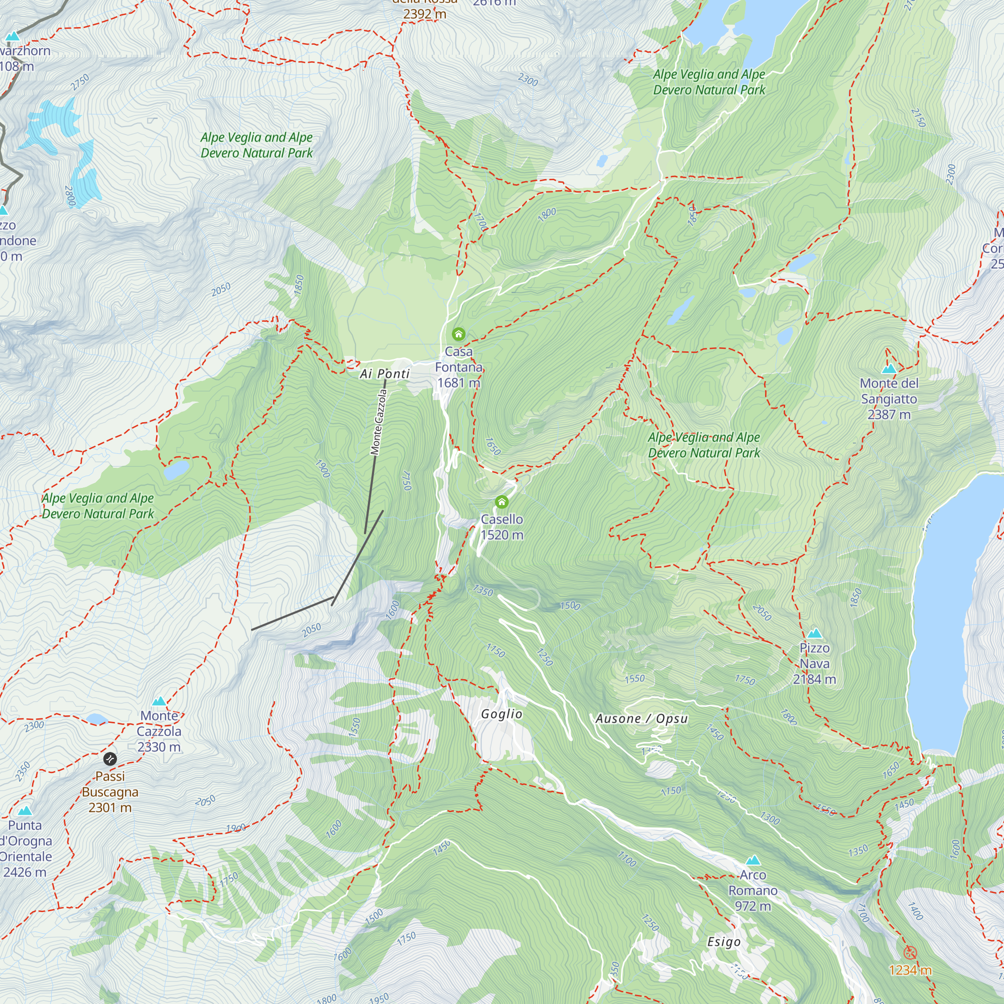 Casello map